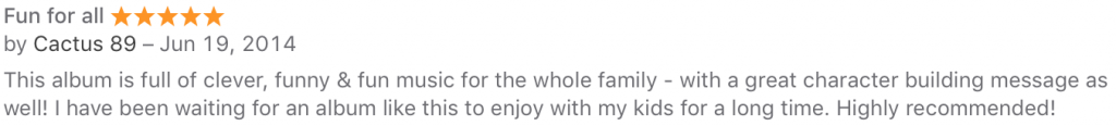 itunes review BNICE 1